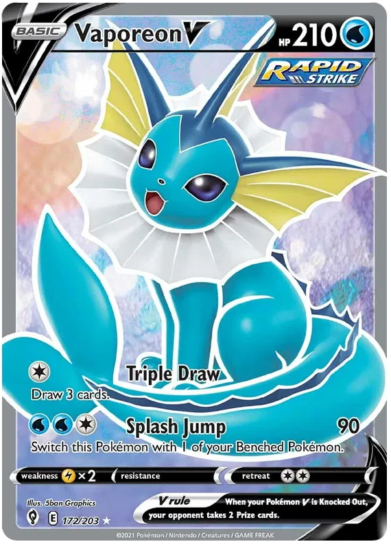 Vaporeon V (EVS 172)